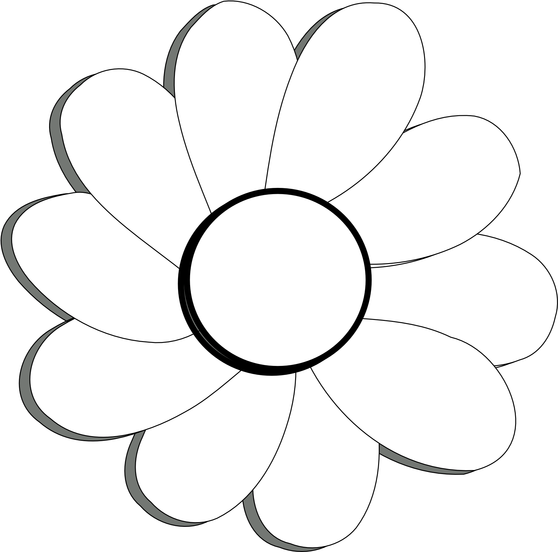 Flower Black And White Hd Background Wallpaper 18 Hd - Small White Flower Drawing (1969x2009)