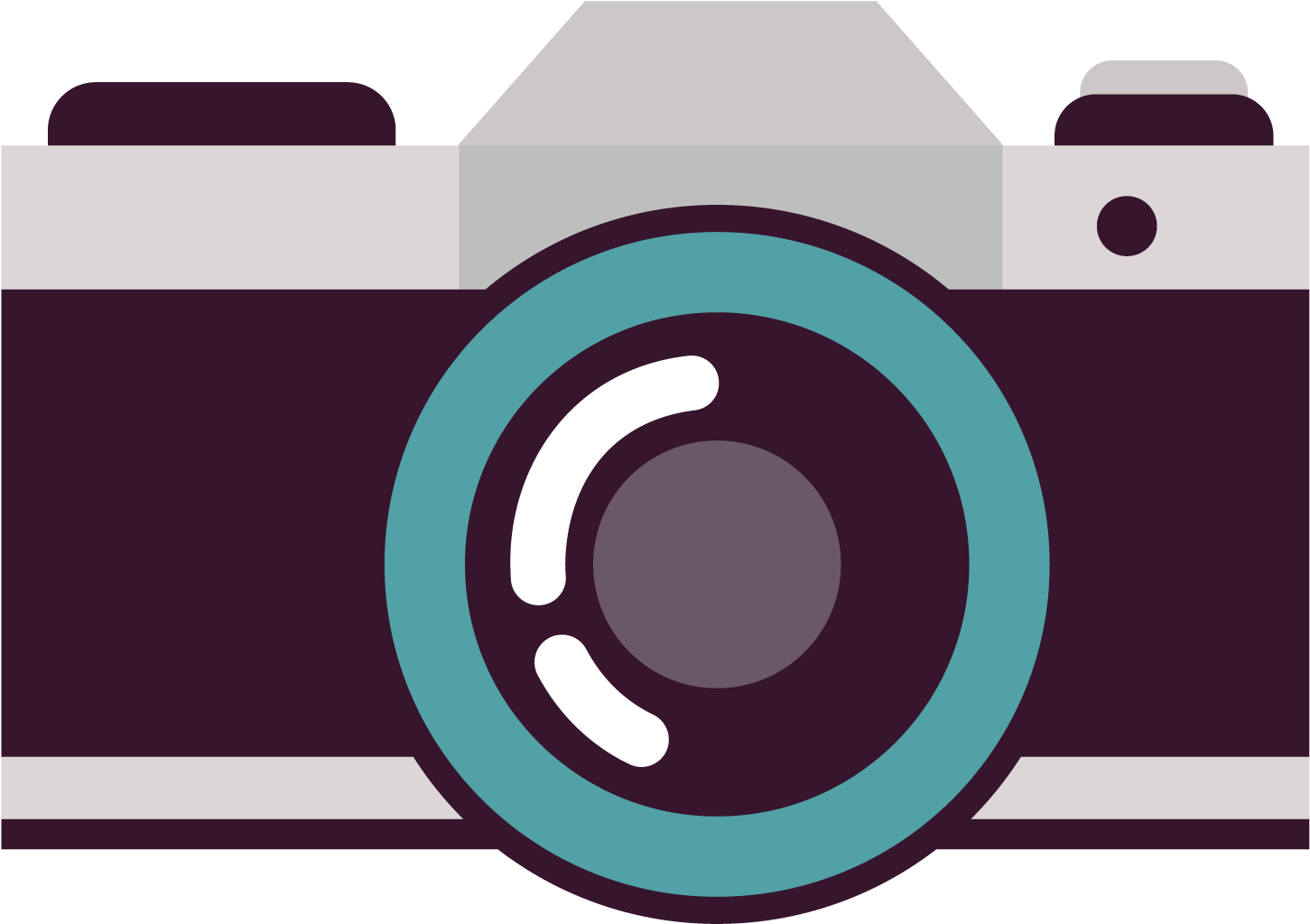 Camera Cartoon Clip Art - Retro Camera Wallpaper Vector (1500x1501)