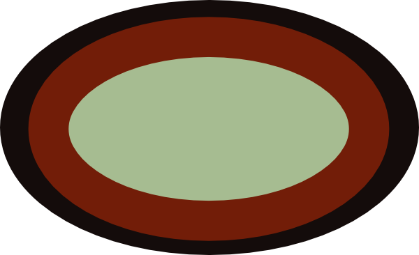 Brown Oval Frame2 Clip Art At Clker - Clip Art (600x366)