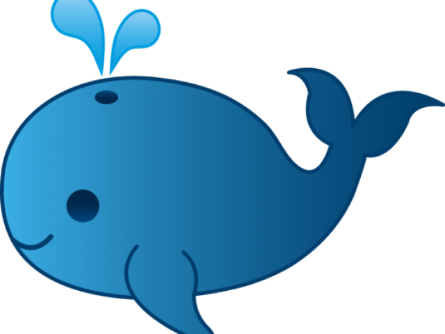 Blue Whale Clipart Realistic Cartoon - Blue Whale Clipart Realistic Cartoon (640x480)