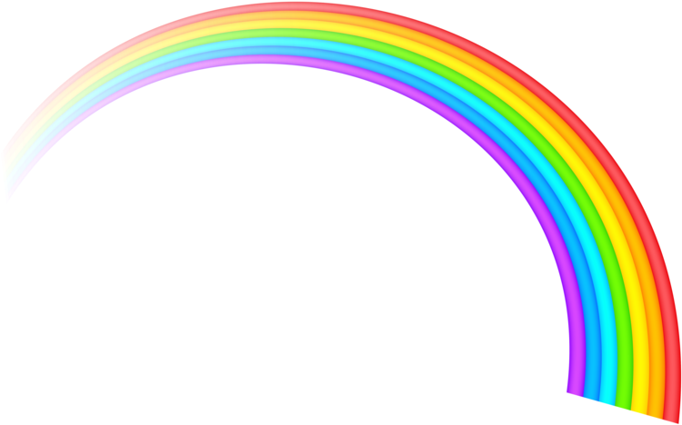 Rainbow Transparent Clipart P - Rainbow Transparent Clipart P (800x510)