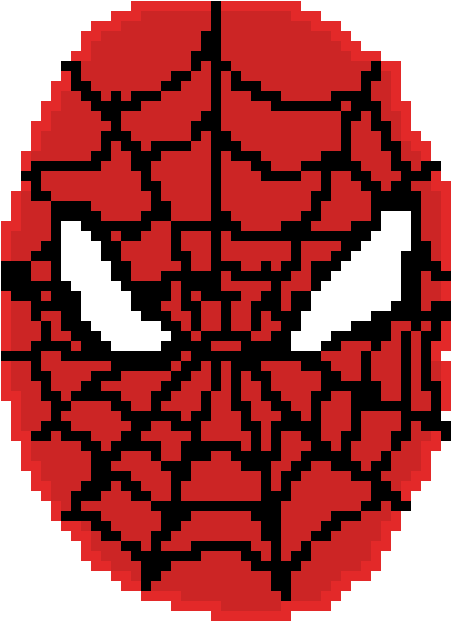 Spider Man Pixel Art - Spider Man Pixel Art (570x680)