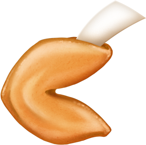 Fortune Cookie Emoji - Fortune Cookie Emoji (512x512)