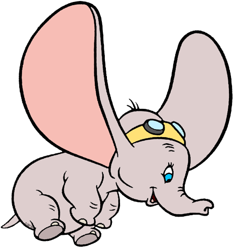 Clipart Ear Dumbo - Clipart Ear Dumbo (467x491)
