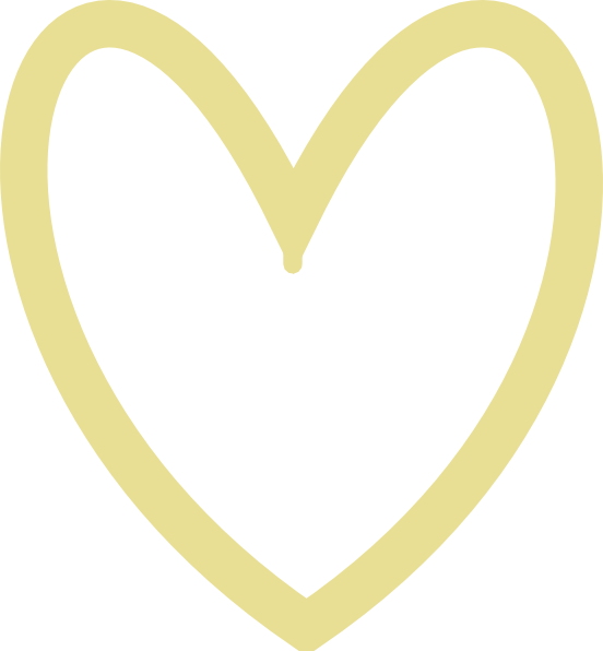 Heart Outline - Heart Outline (552x596)