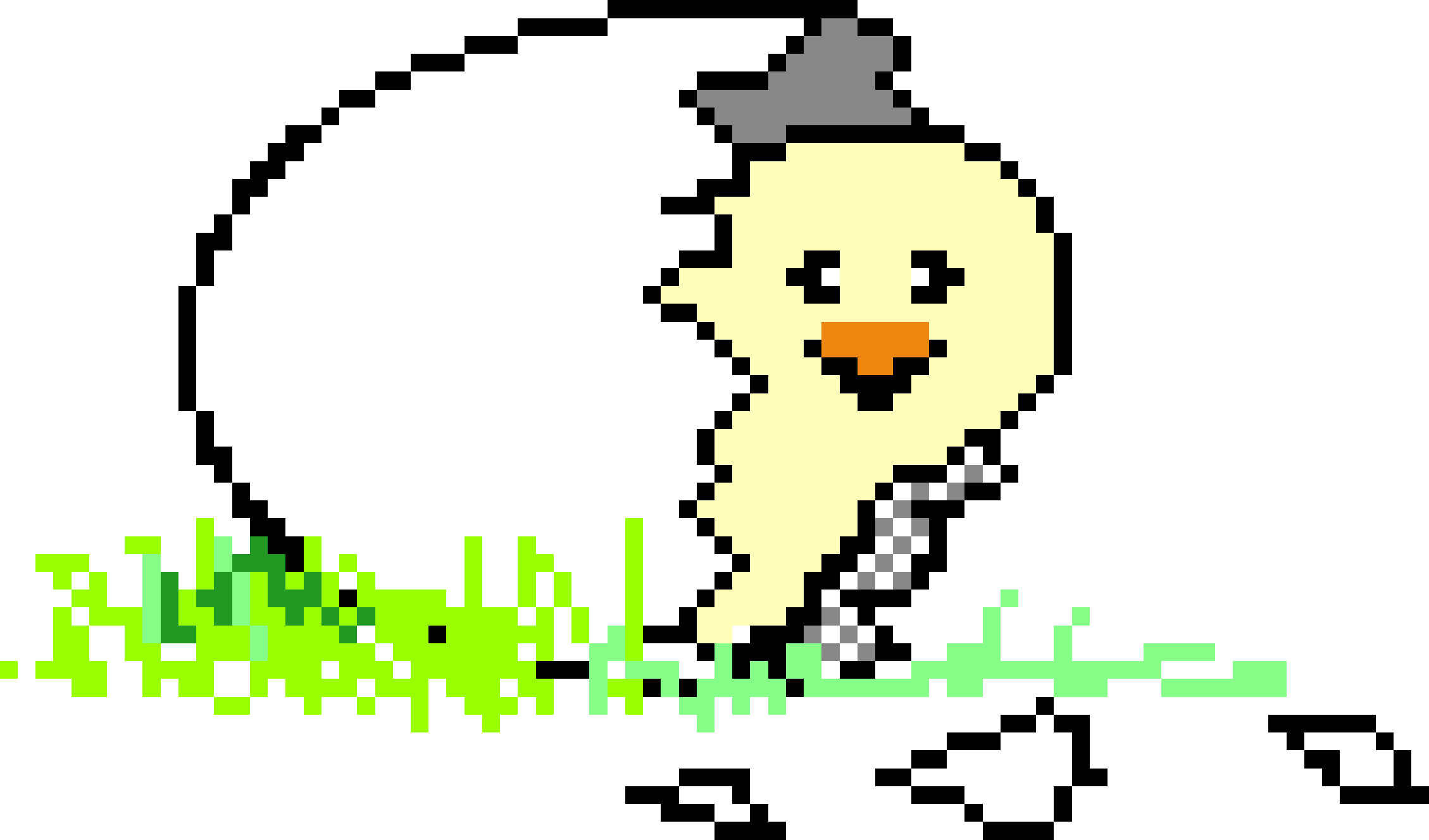 Egg Calimero Hamburg Chicken Kifaranga Green - Egg Calimero Hamburg Chicken Kifaranga Green (2258x1328)