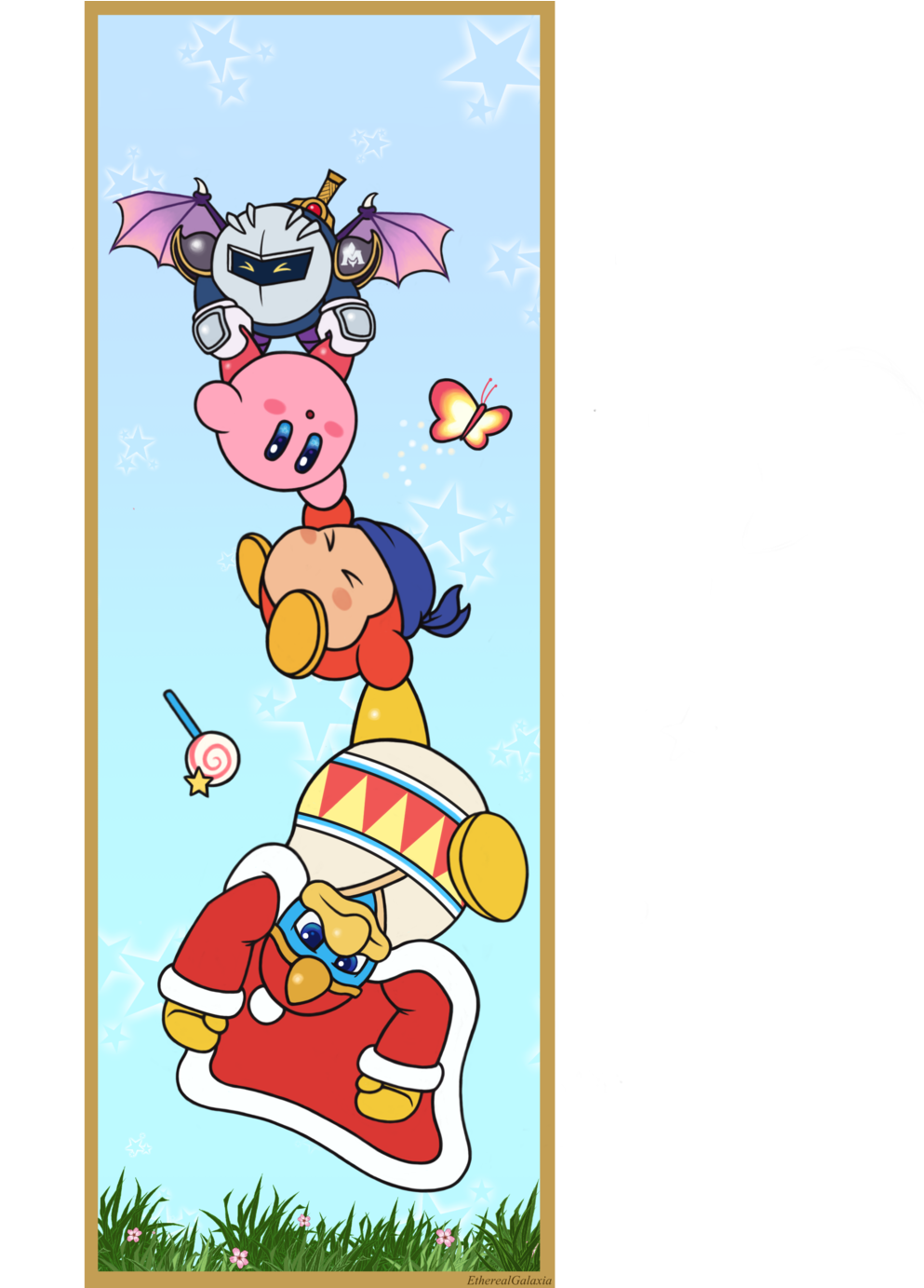 Have A Bookmark Of The Legendary Quartet, Meta Knight, - Have A Bookmark Of The Legendary Quartet, Meta Knight, (1280x1382)