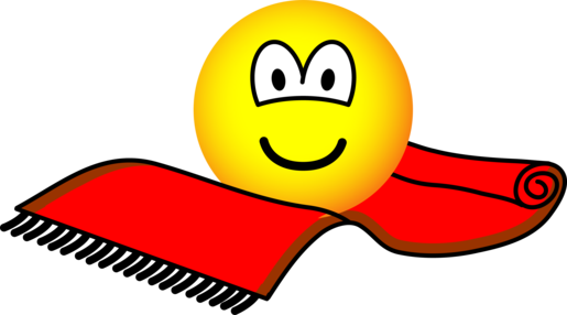 Flying Carpet Emoticon - Flying Carpet Emoticon (515x286)