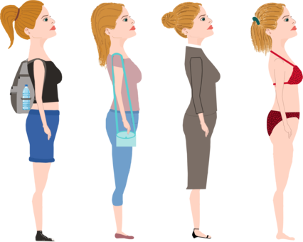 Woman Fashion Computer Icons Female - Woman Fashion Computer Icons Female (426x340)