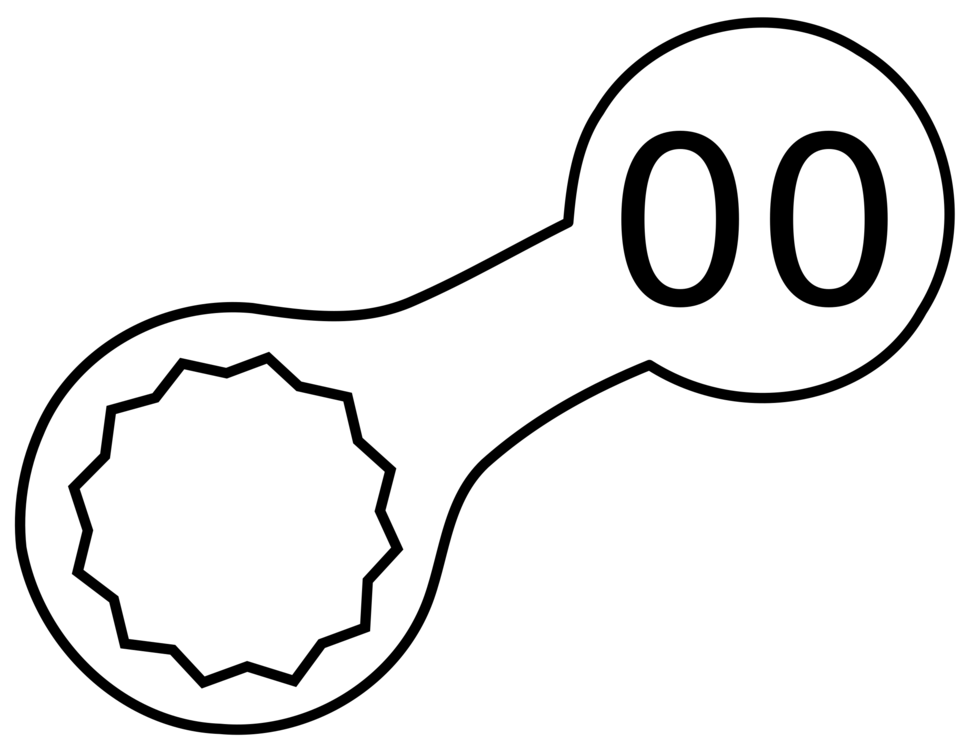 Spanners Adjustable Spanner Tool Computer Icons Ringnyckel - Spanners Adjustable Spanner Tool Computer Icons Ringnyckel (972x750)