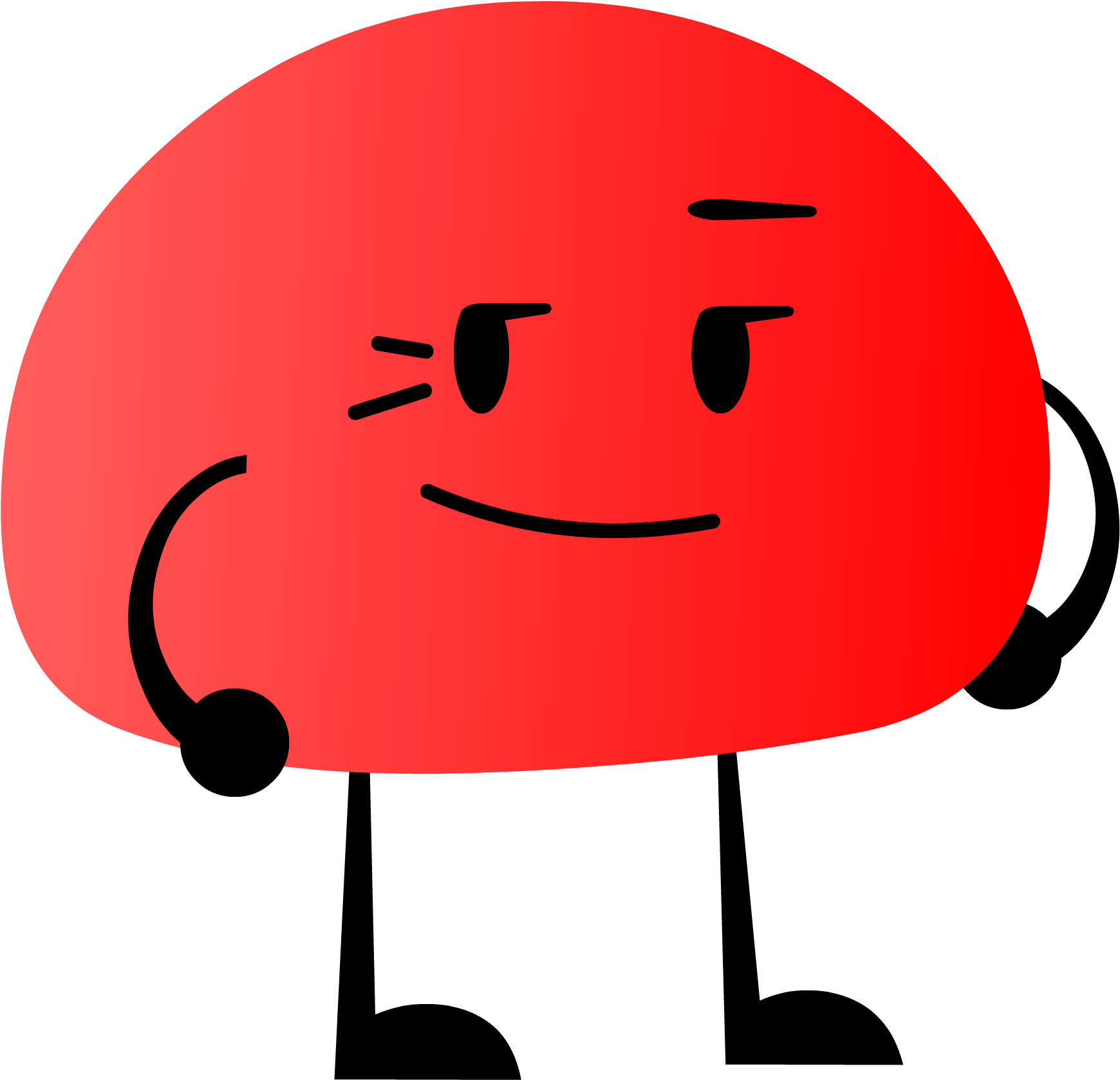 Red Clipart Gumdrop - Red Clipart Gumdrop (1754x1680)