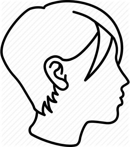 Jpg Freeuse Library Female Hairstyles Outlines By Jisun - Jpg Freeuse Library Female Hairstyles Outlines By Jisun (453x512)