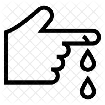 Premium Finger Cut Icon Download In Svg, Png, Eps, - Premium Finger Cut Icon Download In Svg, Png, Eps, (400x400)