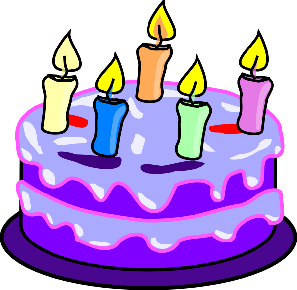 Art Birthday Cake Ipdd Birthday Cake Clip Art At Clker - Art Birthday Cake Ipdd Birthday Cake Clip Art At Clker (600x586)