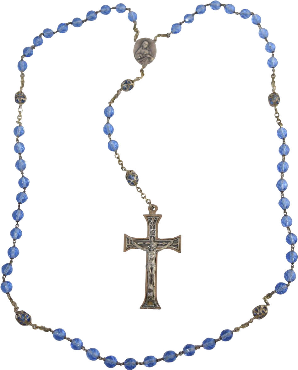 Rosary Transparent Blue - Rosary Transparent Blue (1176x1176)