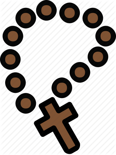Rosary Clipart Rosary Bead - Rosary Clipart Rosary Bead (384x512)