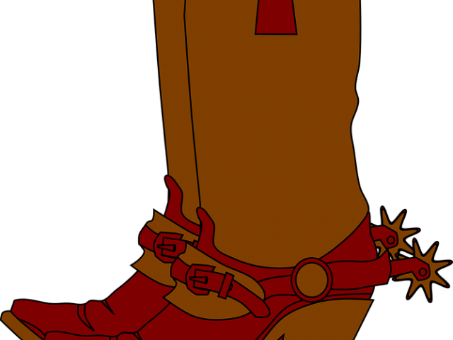 Western Clipart Cowboy Boot - Western Clipart Cowboy Boot (640x480)