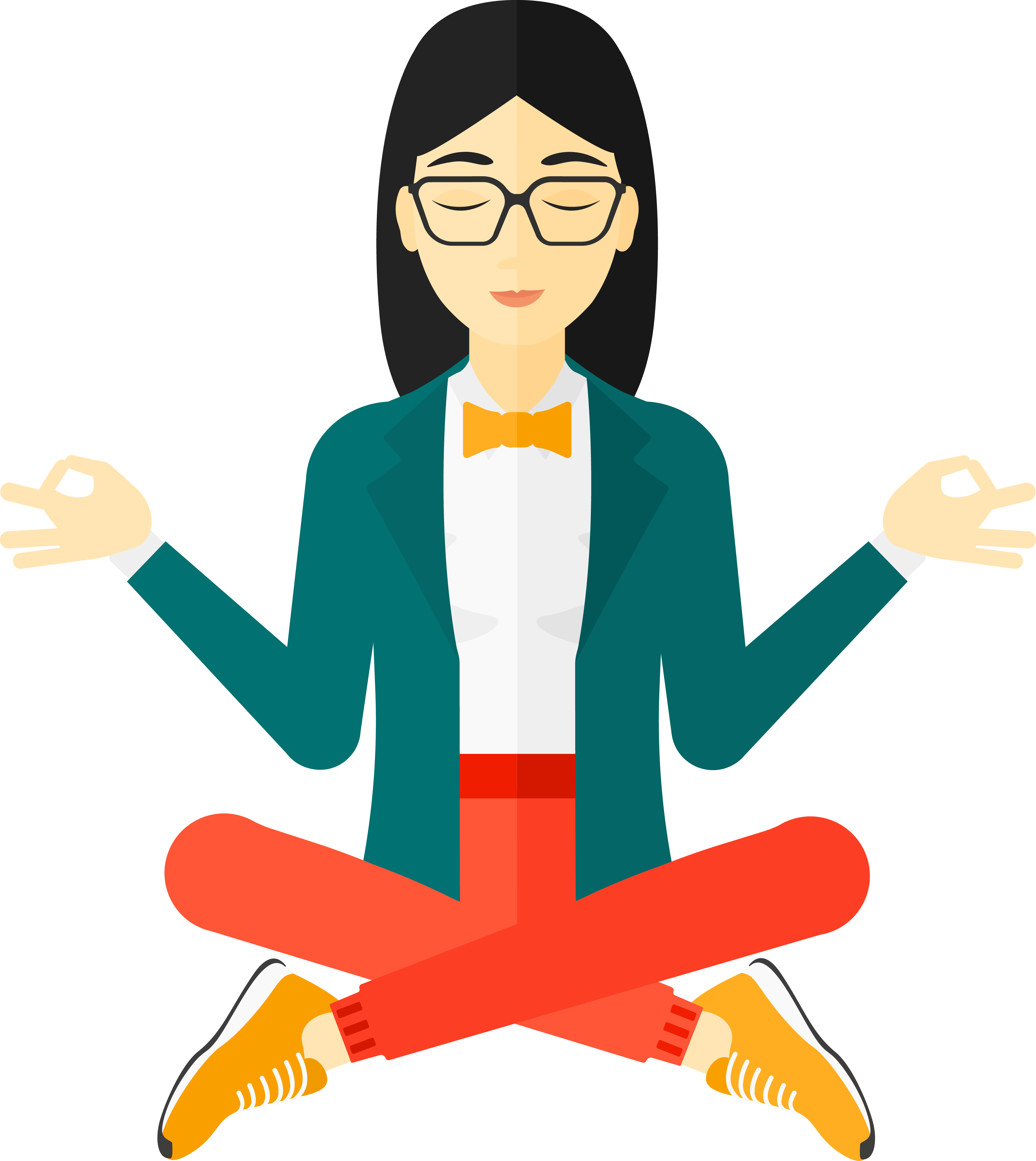 Woman Relaxing And Stress-free - Woman Relaxing And Stress-free (3775x4229)