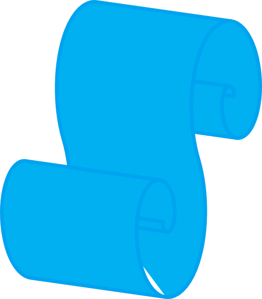 Original Png Clip Art File Scroll Blue Svg Images Downloading - Original Png Clip Art File Scroll Blue Svg Images Downloading (522x595)