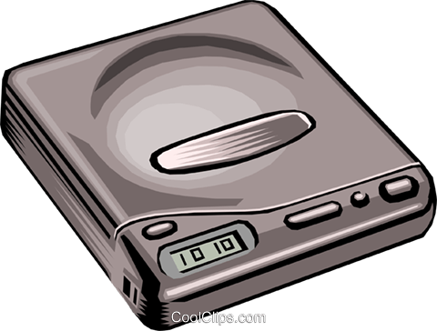 Portable Cd Player Royalty Free Vector Clip Art Illustration - Portable Cd Player Royalty Free Vector Clip Art Illustration (480x364)