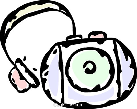 Portable Cd Player Royalty Free Vector Clip Art Illustration - Portable Cd Player Royalty Free Vector Clip Art Illustration (480x383)