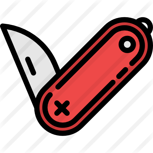 Swiss Army Knife Free Icon - Swiss Army Knife Free Icon (512x512)