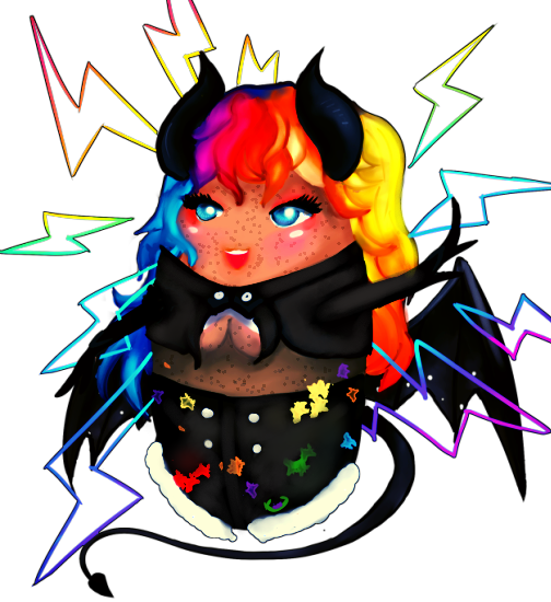 Glorious Rainbow Potato By Kiorria On Deviantart - Glorious Rainbow Potato By Kiorria On Deviantart (504x550)