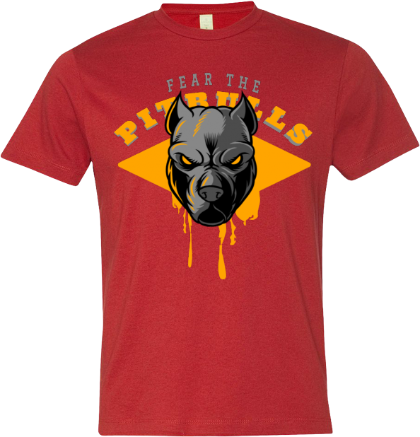 Fear The Pitbulls T-shirt Clip Art - Fear The Pitbulls T-shirt Clip Art (800x800)