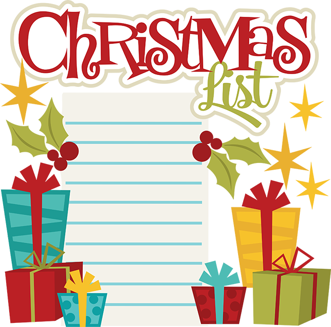 Christmas List Svg Clip Art Email Clip Art Mailing - Christmas List Svg Clip Art Email Clip Art Mailing (648x640)