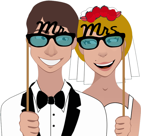 Graphic Freeuse Library Booth Clipart Marriage - Graphic Freeuse Library Booth Clipart Marriage (600x582)