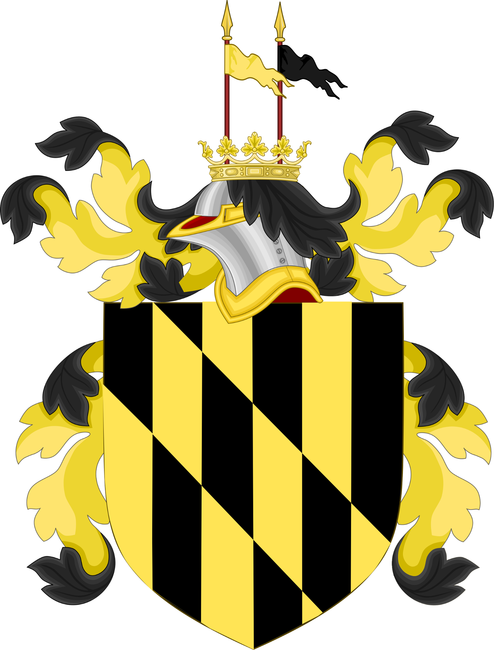 Coat Of Arms, Cecil Calvert - Coat Of Arms, Cecil Calvert (1600x2102)