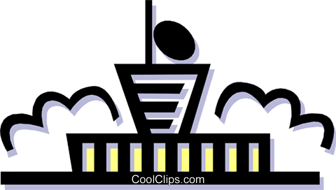 Airport Control Tower Royalty Free Vector Clip Art - Airport Control Tower Royalty Free Vector Clip Art (480x272)
