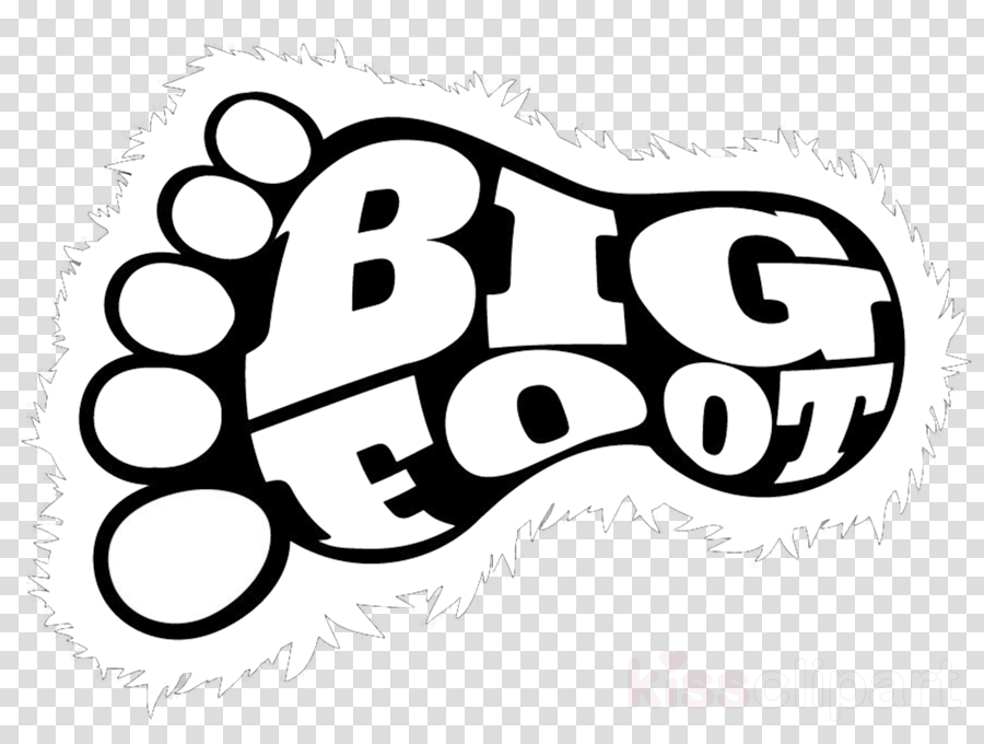 Big Foot Print Clipart Bigfoot Clip Art - Big Foot Print Clipart Bigfoot Clip Art (900x680)