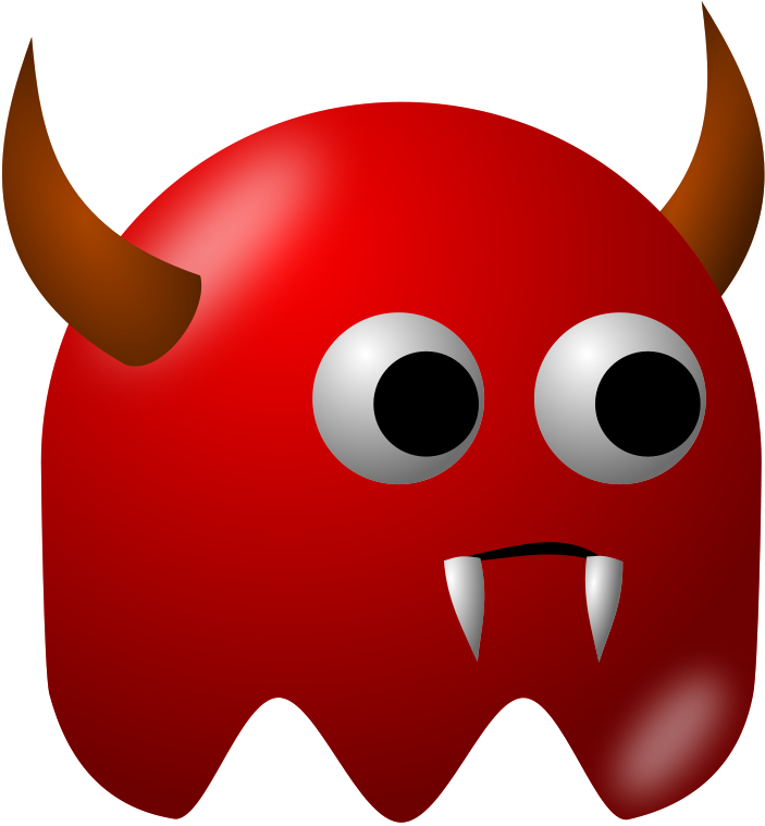 Free Red Monster Ns - Free Red Monster Ns (800x793)