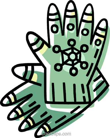 Winter Gloves Royalty Free Vector Clip Art Illustration - Winter Gloves Royalty Free Vector Clip Art Illustration (382x480)