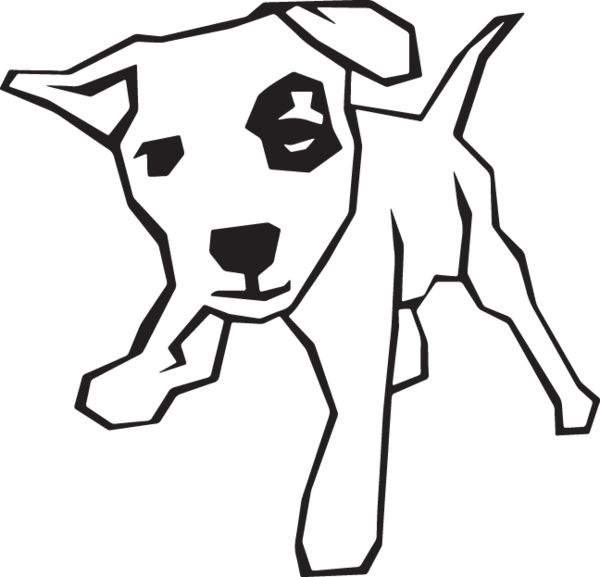 Sylized Dog Dog Line Art, Dog Art, Drawing Clipart, - Sylized Dog Dog Line Art, Dog Art, Drawing Clipart, (600x577)