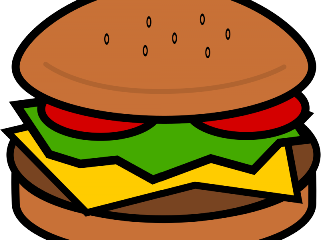 Hamburger Clipart Bbq - Hamburger Clipart Bbq (640x480)