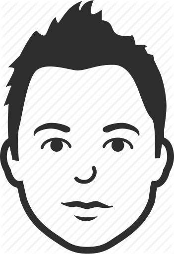 Clip Art Avatar Character Head Man - Clip Art Avatar Character Head Man (351x512)