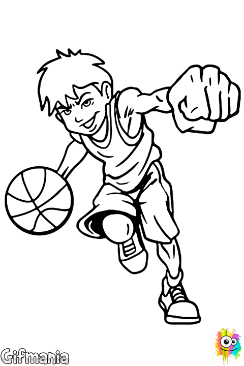 Playing Basketball - Playing Basketball (480x720)