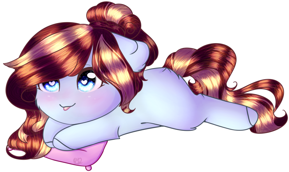 Doux-ameri, Chibi, Earth Pony, Female, Heart Eyes, - Doux-ameri, Chibi, Earth Pony, Female, Heart Eyes, (1280x794)