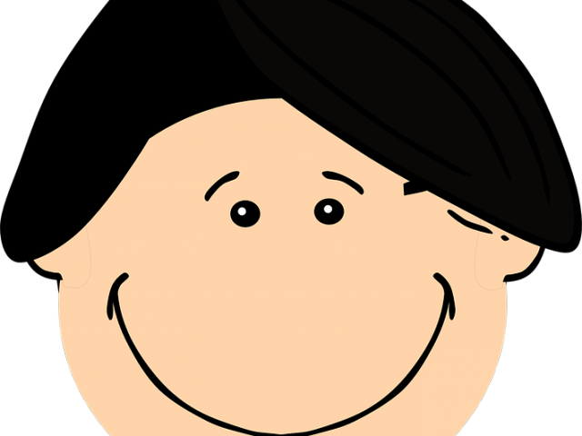 Dark Hair Clipart Child Hair - Dark Hair Clipart Child Hair (640x480)