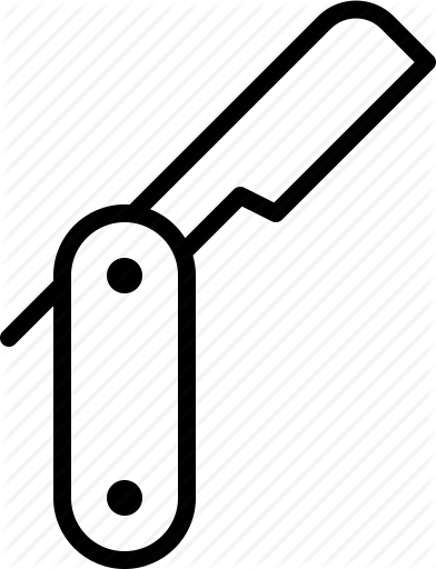 Blade Clipart Barbers - Blade Clipart Barbers (392x512)