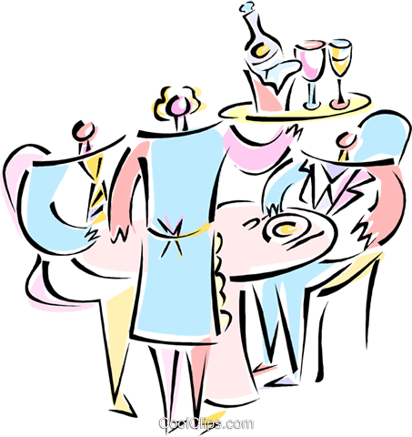 Restaurant Clipart Restaurant Scene - Restaurant Clipart Restaurant Scene (453x480)