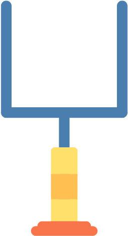 American Football Goal Icon - American Football Goal Icon (512x512)
