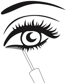 Eyelash Transparent Library Drawn Huge Freebie - Eyelash Transparent Library Drawn Huge Freebie (300x400)