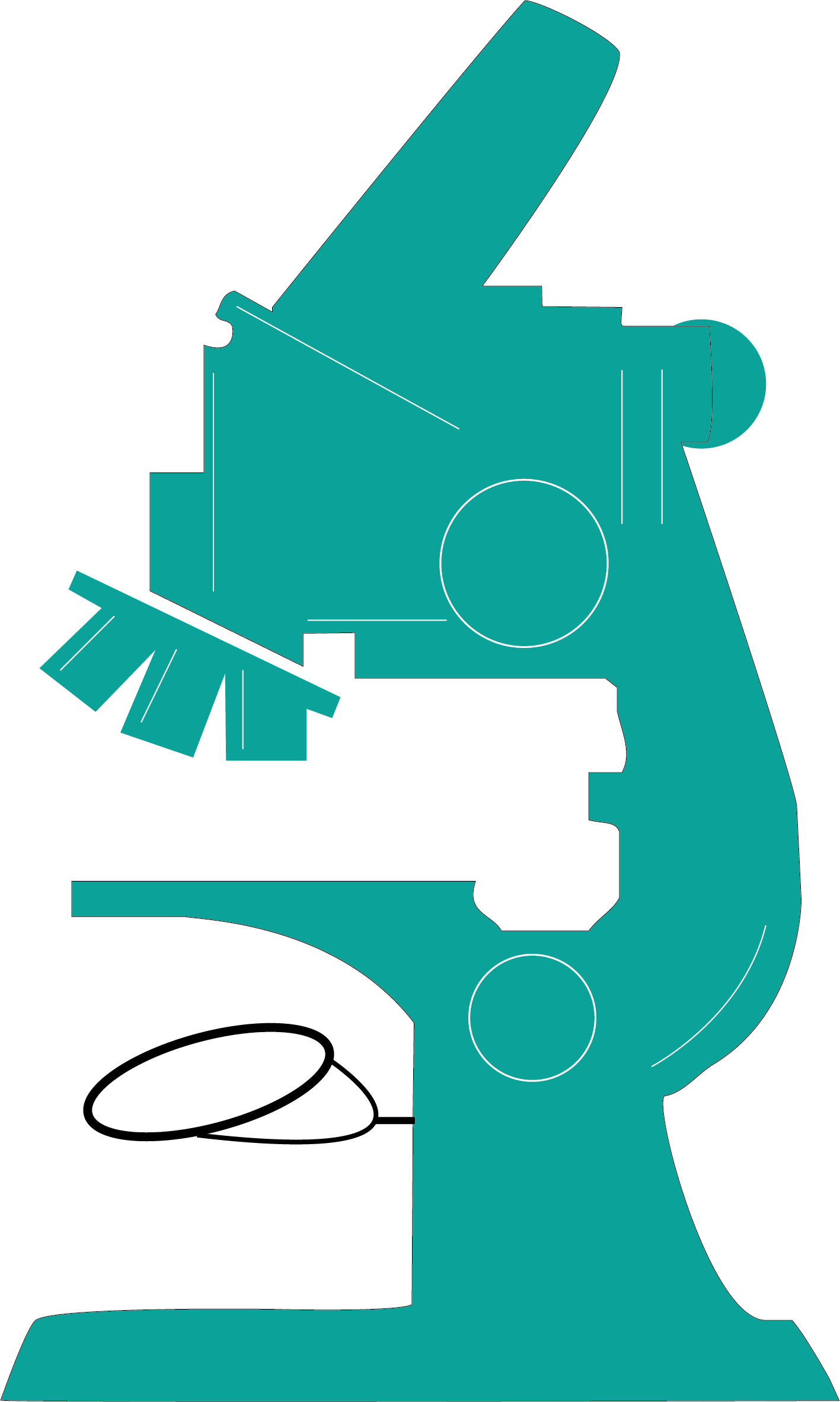 Microscope Clipart Life Science - Microscope Clipart Life Science (1417x2365)