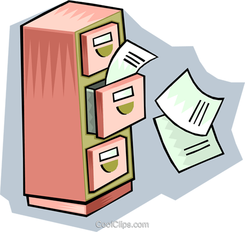 Filing Cabinet Royalty Free Vector Clip Art Illustration - Filing Cabinet Royalty Free Vector Clip Art Illustration (480x456)