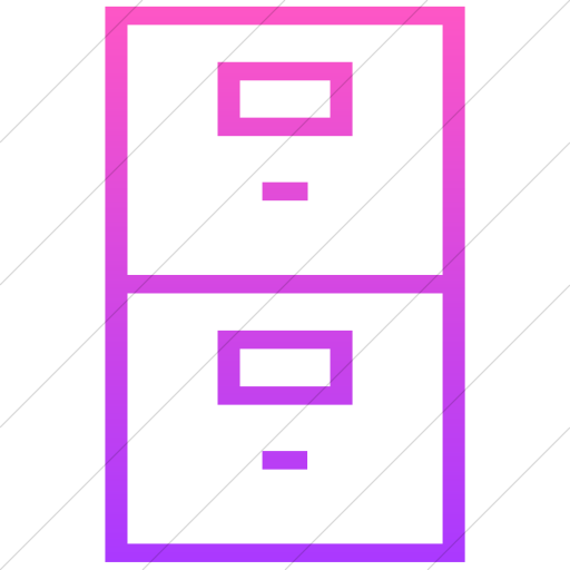 Classica Filing Cabinet Icon Simple Ios Pink Gradient - Classica Filing Cabinet Icon Simple Ios Pink Gradient (512x512)