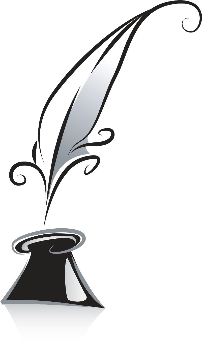 Banner Freeuse Poetry Clipart Feather - Banner Freeuse Poetry Clipart Feather (800x1391)
