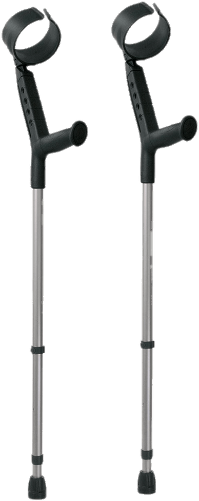 Forearm Crutches With Closed Cuff - Forearm Crutches With Closed Cuff (1000x1000)